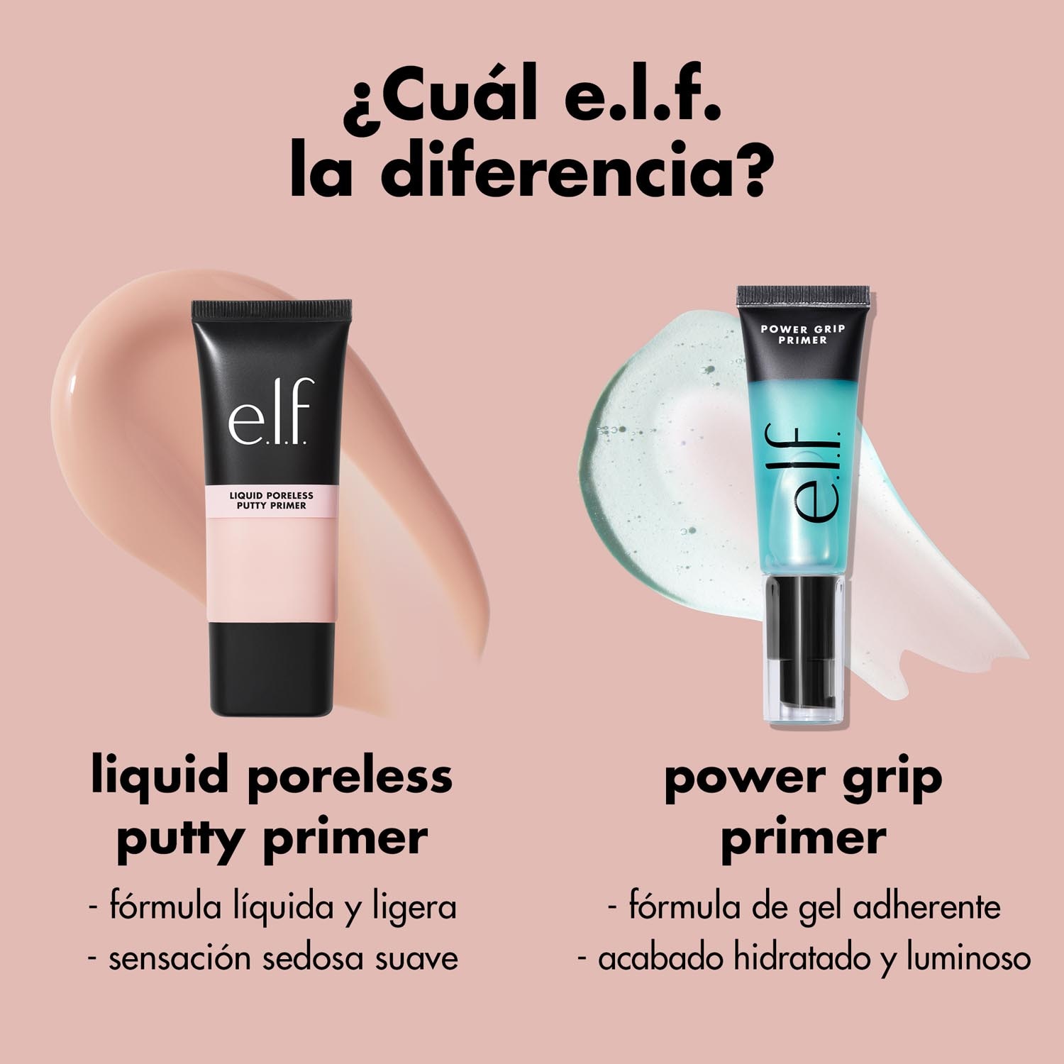E.L.F. POWER GRIP PRIMER (PREBASE FACIAL DE MAQUILLAJE HIDRATANTE A BASE DE GEL)